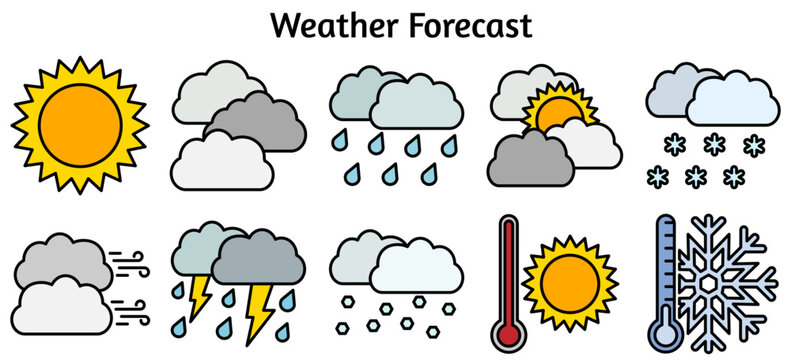 Weather Forecasting Icons