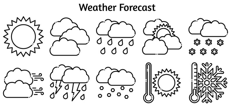 Weather Forecasting Icons