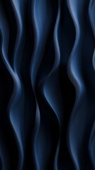Naklejka premium Dark blue waves are creating an abstract background with an elegant and modern design, perfect for websites and presentations