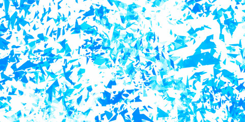 Abstract white and blue color frozen ice scattered surface design. Broken glass texture for digital wall tiles and floor tiles. abstract light blue and white colors background for design.