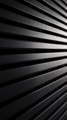 Obraz premium Sleek dark surface with mesmerizing lines, perfect for backgrounds and design projects. Modern and abstract, exuding an industrial yet elegant vibe, ideal for creative endeavors