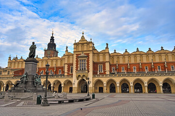 Fototapeta premium Old Sukiennice Krakow main square, Poland