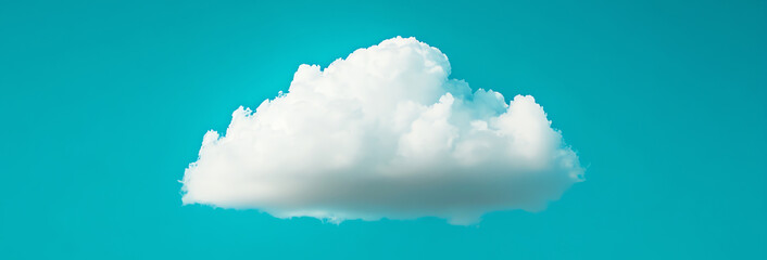 white cloud, AI generated