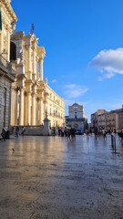 Fototapeta premium Exploring the city of Ortigia, Siracusa, Italy. Art and arquitectute 