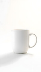 Obraz premium Blank magic mug mock up isolated, cold and hot state, 3d rendering. Magical heat sensitive cup mock up, water boiling. Color changing beverage utensil template. Morphing ceramic with thermoprint spa