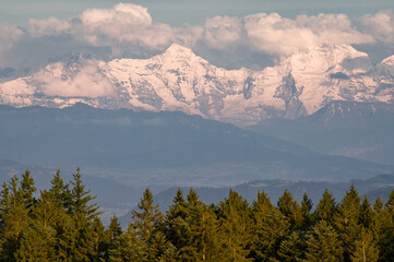 Beautiful Alpine panorama, Switzerland.