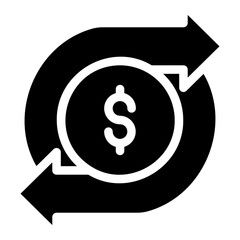 economy glyph icon