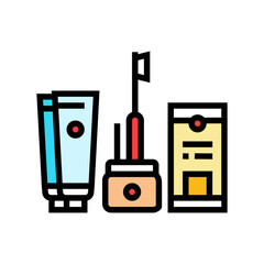 complimentary toiletries color icon vector. complimentary toiletries sign. isolated symbol illustration