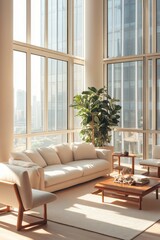 Cozy Living Room with Furniture