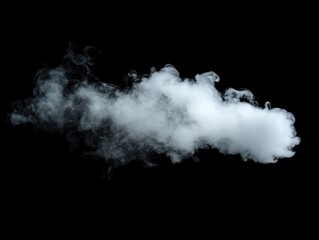 Cloud of smoke in air