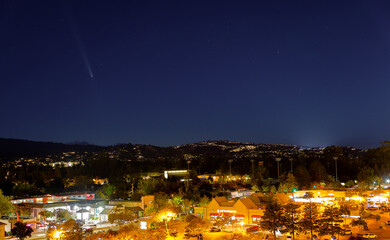 Once-in-80,000-year-comet Tsuchinshan-ATLAS taken on October 14, 2024