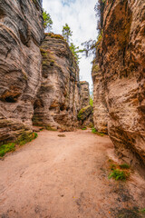 Cesko Svycarsko, Bohemian Switzerland - Tiske Steny on the North of Czech Republic