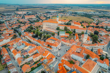 Mikulov Castle in Mikulov in South Moravia, Czech Republic. Most important castles in South Moravia