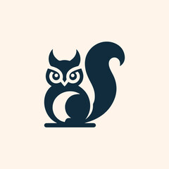 Owl logo icon vector illustration 2