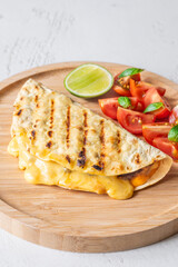 Beef and cheese taco