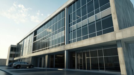 Obraz premium office building exterior
