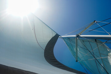 sail boat on the sea