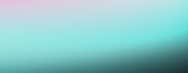 Teal pink and dark abstract gradient background with grain and noise texture, vintage 70s, 80s, 90s style background with a neon gradient, noise texture colors poster backdrop header design