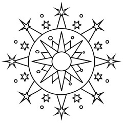 Fototapeta premium Set of compass