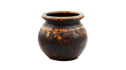 Ancient blank spell jar halloween isolated on transparent background