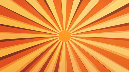 Fototapeta premium Abstract sunburst with rays stretching out from a central point, sunburst abstract, radiating energy