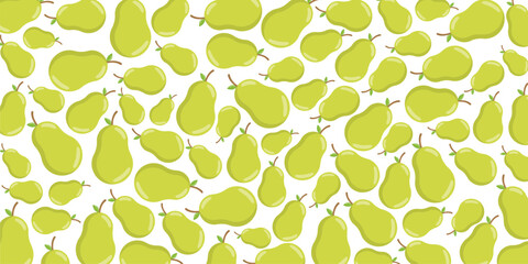 Dekoracyjne tło w gruszki.  © EmBer_graphic