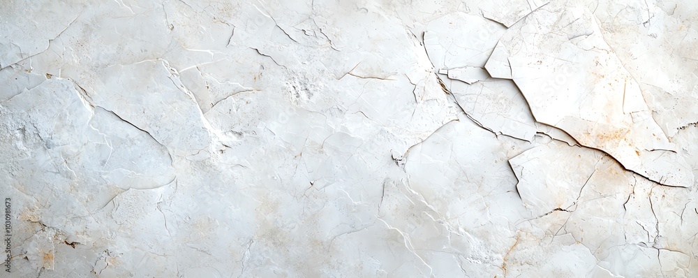 Poster a close-up view of a cracked marble surface, showcasing intricate patterns and textures. perfect for