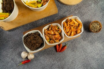 rice bowl lunch box topping chicken home made