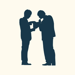 Human icon business person or businessman vector