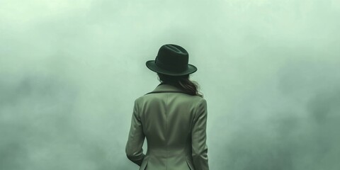 Engaging in a thrilling pursuit, the Victorian sleuth unravels secrets in a hazy environment.