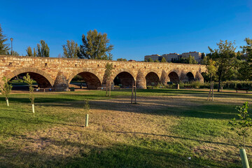 Roman bridge in Salamanca, Spain