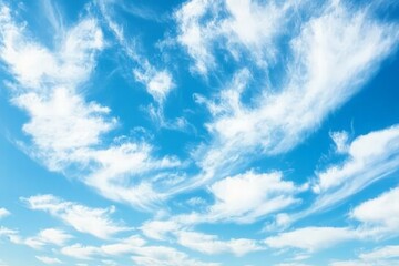 Fototapeta premium Majestic Cloudscape: A Panoramic View of the Heavens Background