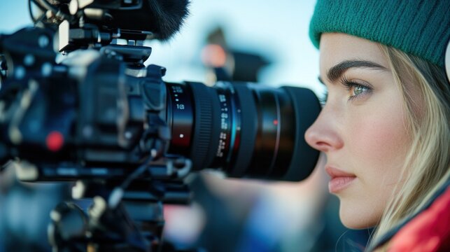 International team of journalists reporting on a global event, showcasing the importance of ethnic diversity in media coverage