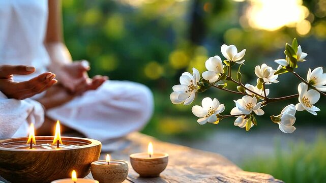 The healing act symbolizes creation, responsibility, and love, as the teacher brings harmony to both the body