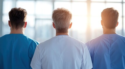 Obraz premium Multicultural nurses working in a hospital, highlighting the importance of ethnic diversity in patient care
