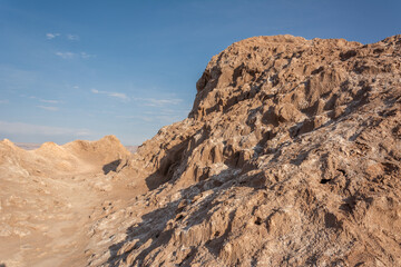 Paisagem Deslumbrante do Vale de la Luna no Deserto do Atacama, Chile