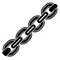 chain vector silhouette