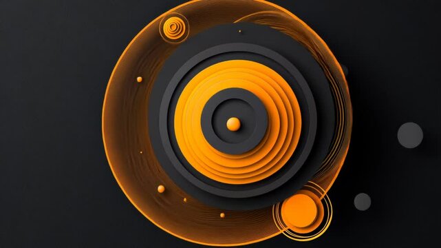 loudspeaker on a black background