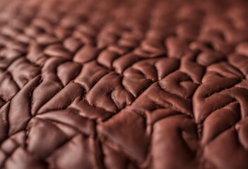 Closeup shot of a leather surface