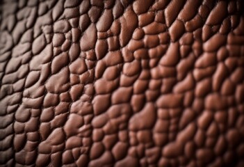 Closeup shot of a leather surface
