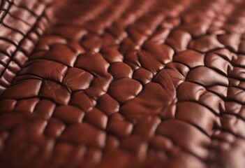 Closeup shot of a leather surface