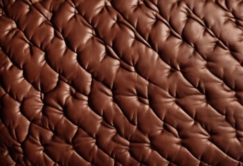 Closeup shot of a leather surface