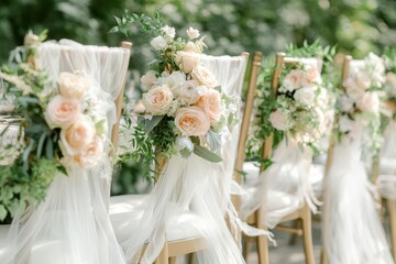 Elegant Wedding Decor with Floral Touches for a Romantic Ceremony