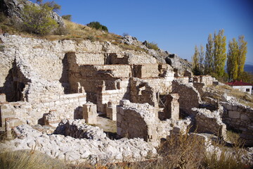 Odeon of Sagalassos ancient city located in Burdur city of Turkey