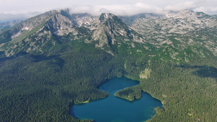 Fototapeta premium Famous Black Lake in Durmitor park