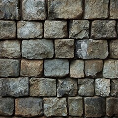 Obraz premium Wall of cinder blocks.