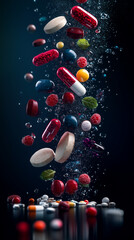Dynamic Display of Berries and Supplements