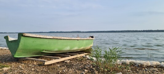 boat on the lake