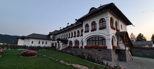 Living quarters of a Romanian orthodox monastery