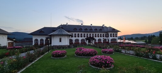 living quarters of a Romanian orthodox monastery